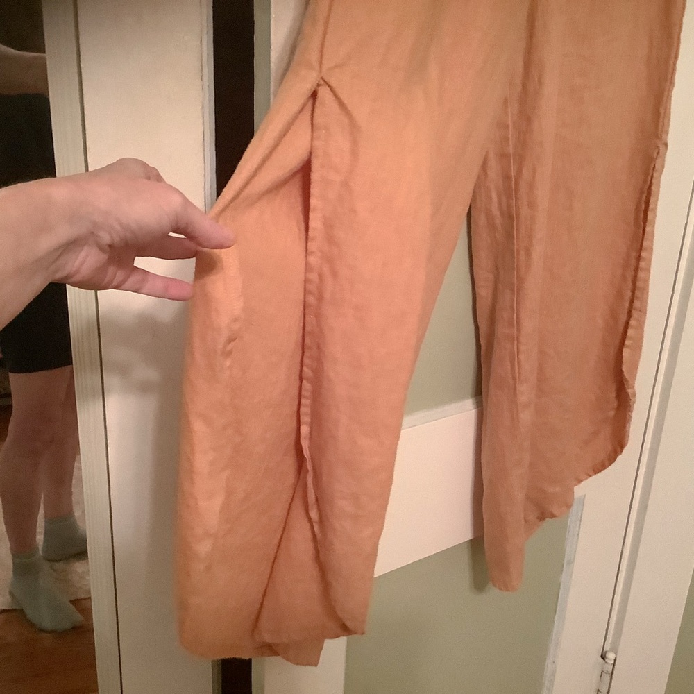 Opia Enki Palazzo Pants ~ Mustard - Picture 3 of 5